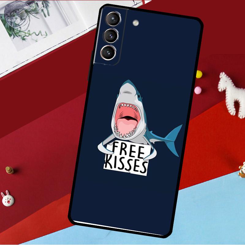 Ozean Hai Zahn Fisch Hülle Für Samsung Galaxy S26 S25 S23 S22 S20 S24 Ultra S9 S10 Plus S21 FE S25 FE Handyhülle