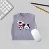 Cute Sweater Print Mouse Pad Office Dormitory PC Table Mat Portable Non-slip Rug Desktop Decoration