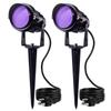 Purple Blacklight Spotlight: Outdoor Landscape, Party, Body Paint & Neon Poster Lighting