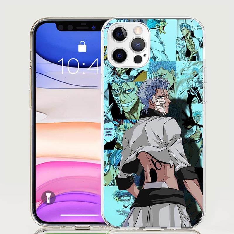 Grimmjow 6 Bleach Phone Case For iPhone 17 Air 16 15 Plus 11 14 Pro Max 13 Mini 12 7 8 + SE Pattern Art Customized Cover 17 Air