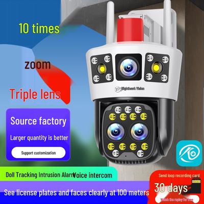 Wireless 360° Outdoor HD Night Vision Camera with Smart Mobile Monitoring