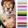 Vibrant Color Face Paint Rainbow Body Pigment, Highly Pigmented Watercolor for Parties, Long Lasting & Makeup Professional