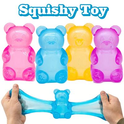 Little Bear Maltose Pinch Toy Slow Rebound Stress Relief Ball Fidget Squeeze Sensory Toy For Relax