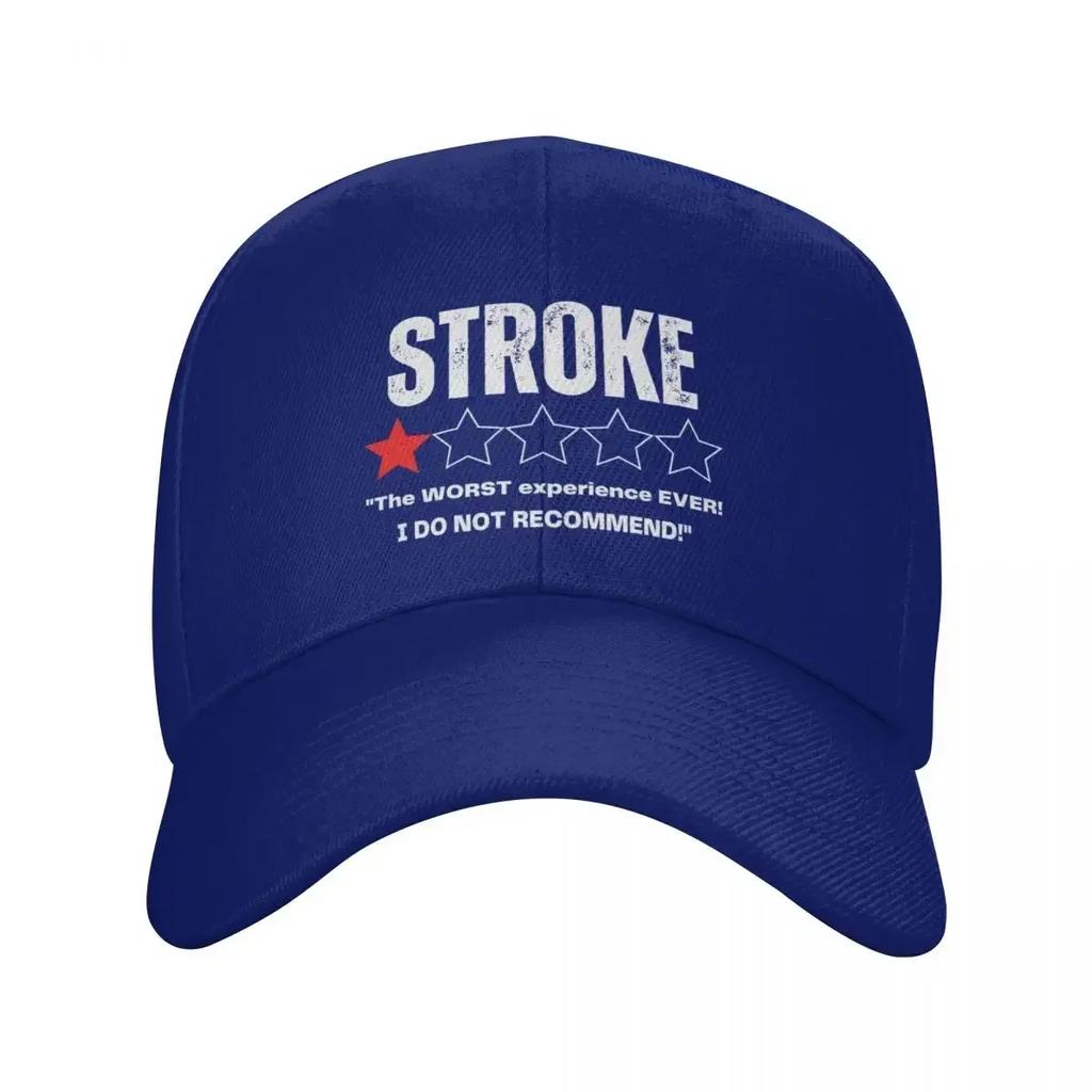 A Funny Review Of Having A Stroke - Stroke  Funny Baseball Cap Military Tactical Cap Bobble Hat Woman Hats Men's