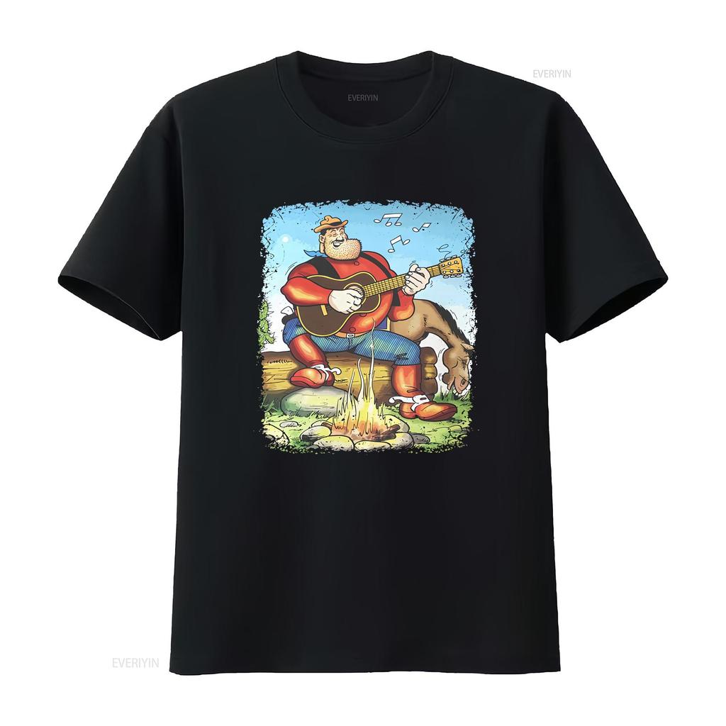 Desperate Dan T Shirt Vintage Comics Streetwear Vintage Washed Designer Clothes Top For Everyday Wear Breathable Comfortable