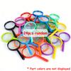 24/48pcs Plastic Handheld Magnifying Glasses Lightweight Reading Magnifier for Office, Inspection, Document Review & Daily Use