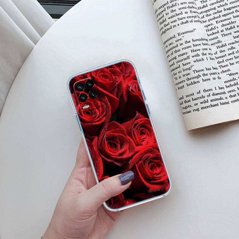 MH131 Roses Flower Case for Motorola E7 G6 G7 G8 G9 Plus Power Play G10 G20 G04 E30 E40 E22 E20 E13 E15 G22 G23 G05 G75 G35 G55
