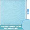 Tatuo 18 Pcs Microfiber Cloth Glass Cleaning Polishing Cloths (16 X 16) Microfiber Cloth for Glasses Reusable Cleaning Towels for Windows Windshields