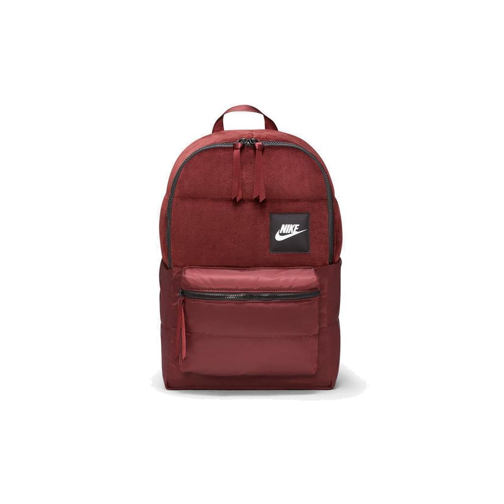 Nike Sportswear Heritage Zipper Closure Polyester Backpack Unisex Backpacks Mystery-Maroon CQ0263-624