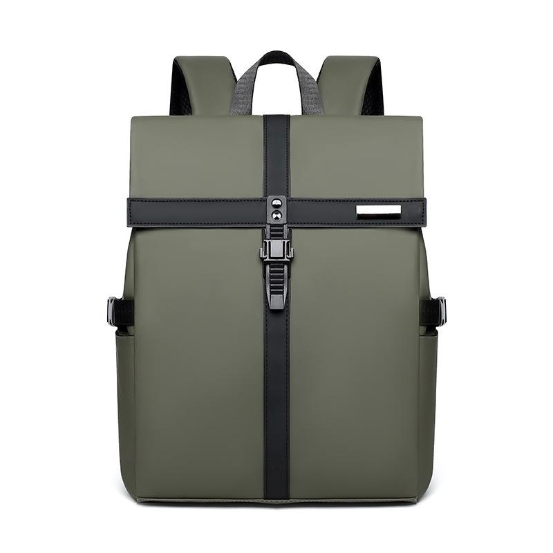 Schoolbag Backpack Japanese Men's Business Casual Backpack Flip Sports Locomotive Wind Business Travel Commuter Computer Backpack