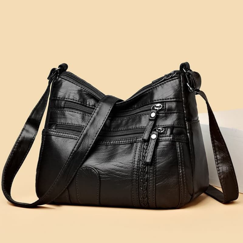 Büyük Kapasiteli Kadın Çantası Bayan Pu Deri Çapraz Çanta Kadın Çok İşlevli Tote Omuz Çantaları Pembe Sac A Main Femme