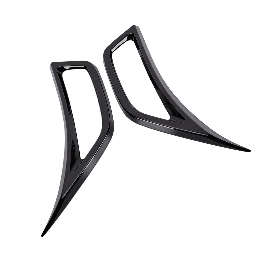 2PCS Car Side Vent Trim Replacement for Jeep Wrangler 18 24 Sporty Mudguard Side Air Vent Decorative Cover