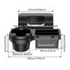 Car door storage box with cup holder auto side door Pocket Organizer car Window Storage Barrel Pocket Hanging Storage Rack