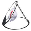 Schwarzes Nylon-Netz Faltbares Golf-Chipping-Netz Bälle-Sammler Halterung Tasche Trainingszubehör
