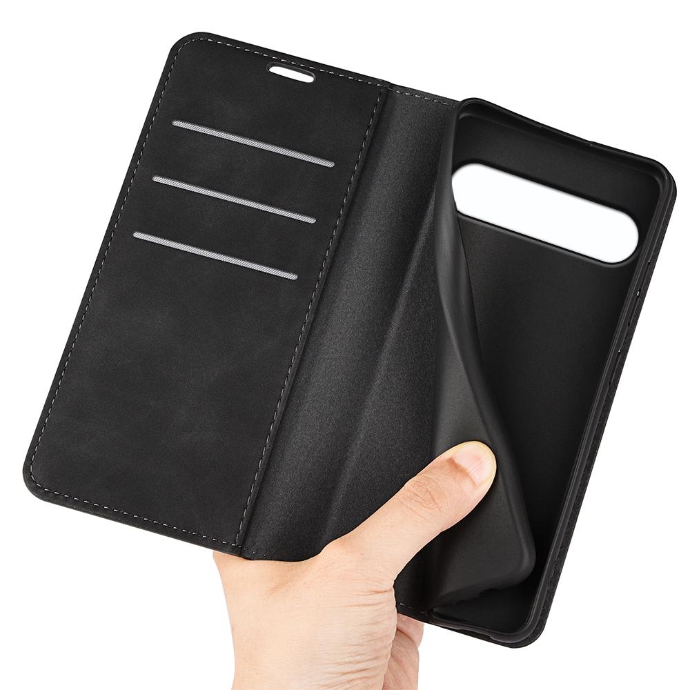 Para Capa Sony Xperia 10 VII Carteira de Couro com Toque de Pele