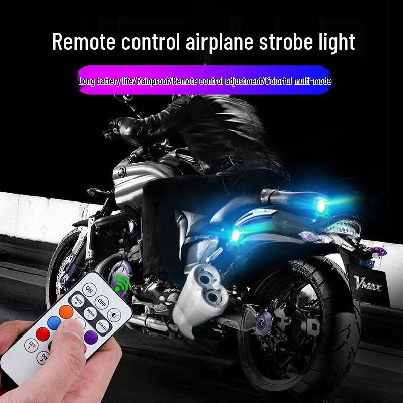 Universelles drahtloses Stroboskop- und Navigationslicht für Motorräder