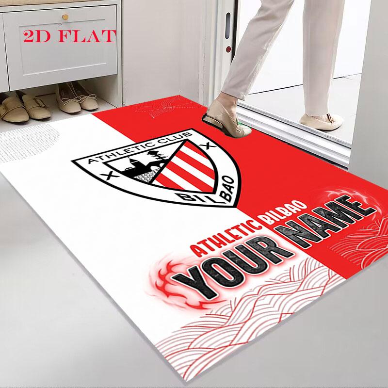 Custom Athletic Bilbao Carpet Rug for Living Room Bedroom Home Sofa Decoration,Kids play Nonslip Floor Mat