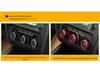 Volkswagen Sagitar Santana A/C and Audio Knob Decor Ring for Car Interior