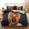 Black Lovely Cats Bedroom Set Duvet Cover Pillowcases Comforter Bedding Set Twin Size Cartoon Dog /pet Cat Full Size Bed Linens