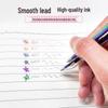 Çizim ve yazma için basmalı düğmeli, özelleştirilebilir 6 renkli şeffaf tükenmez kalem. Logo baskısı mevcuttur.