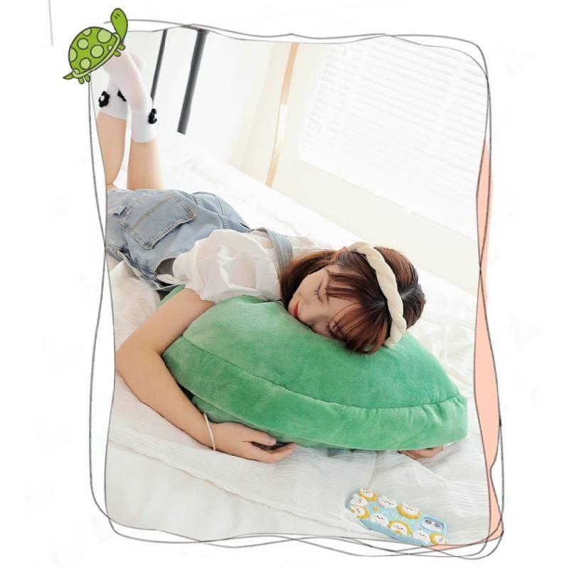 Shell Wearable Turtle Plush Toy Cartoon Stuffed Doll Sofa Cushion Kids Gift