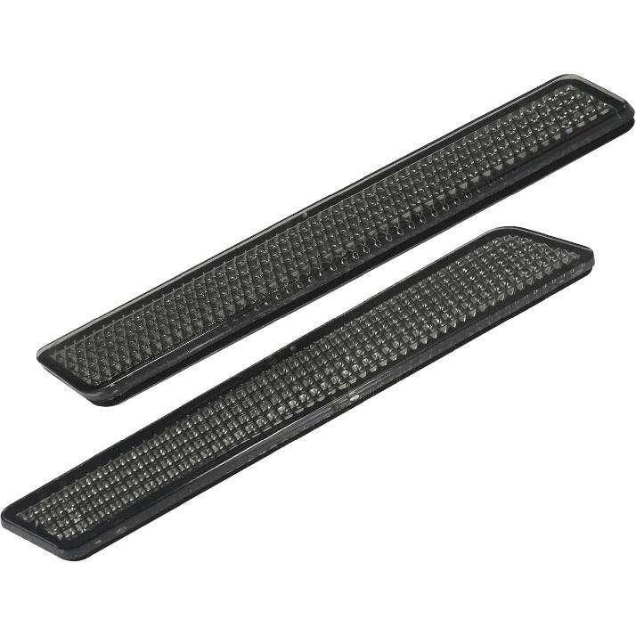 HDBUBALUS Motorcycle Saddlebag Reflector Inserts Fit for Harley Touring Street Glide Electra Glide Road Glide Road King Ultra Limited 2014-2025 Smoke