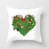Christmas Throw Pillow Covers Holiday Home Sofa Decoration Pillow Cushion Cover