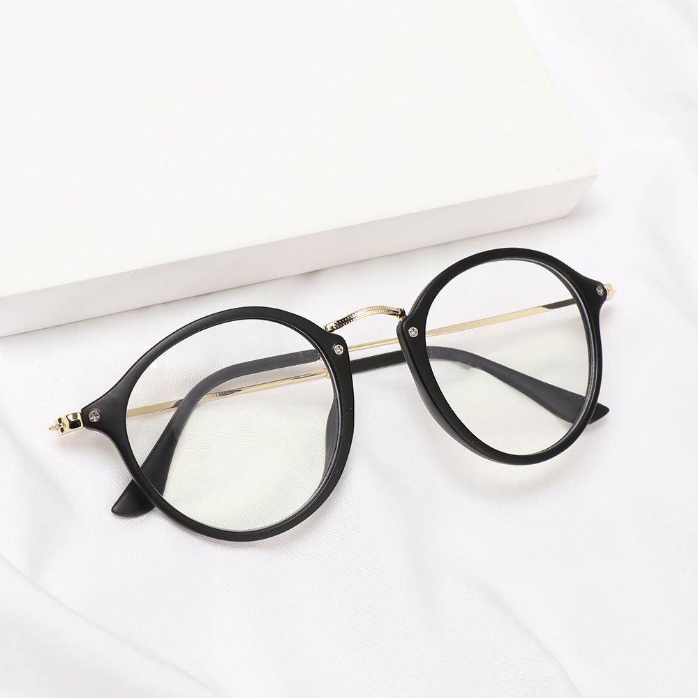 Vision Care Flexible Vintage Eyeglasses Flat Mirror Glasses Eyewear Glasses Frame