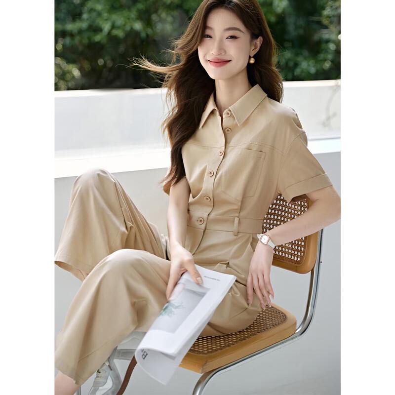 

Women s Outdoor Workwear Style Casual Jumpsuit L