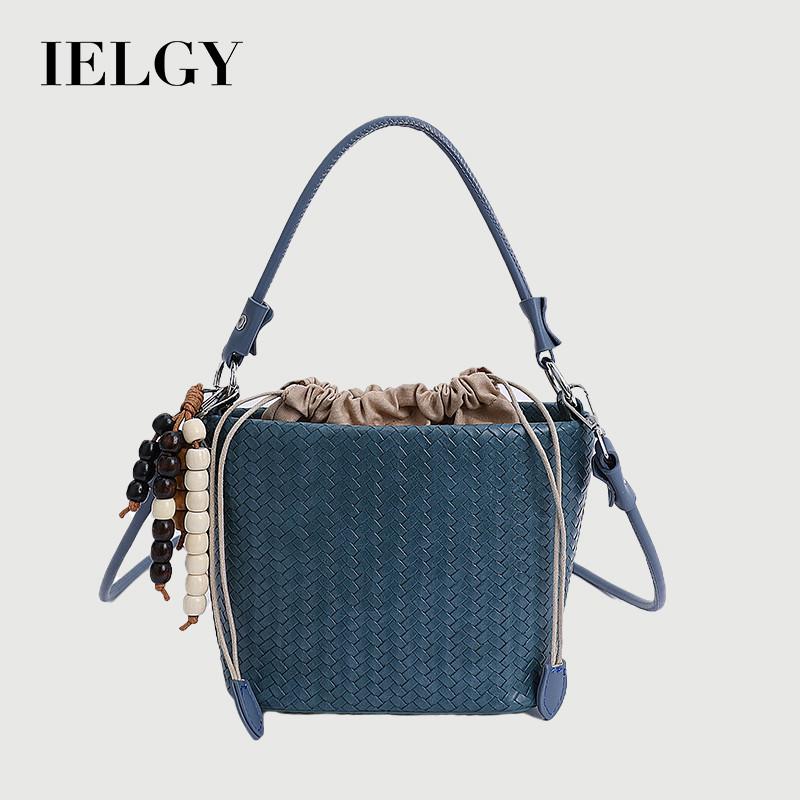 IELGY Ladies Messenger Bag Summer Retro Portable Bucket Bag