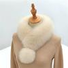 Plush Neck Warmer Snood Thickened Winter Neck Wrap Fashion Fur Collar Trim  Autumn Winter