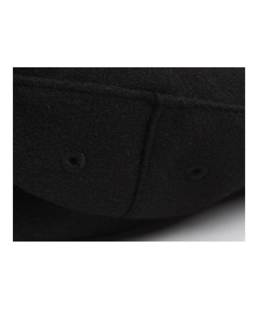 Yunibeosyeolkemiseuteuli Mild Wool Black Marine Cap Wool Marine Cap