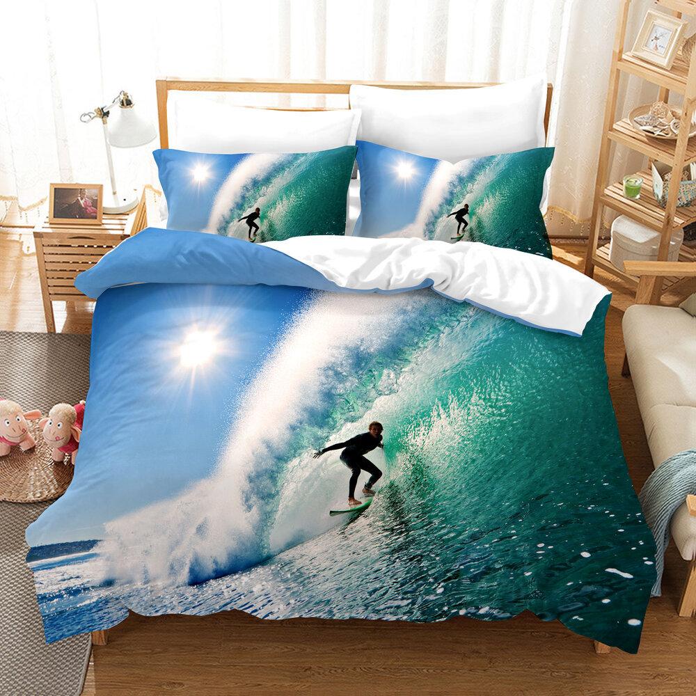 Middle East E-Commerce Three-Piece Set, American 3D Digital Printing Kit