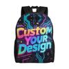 Personnalisé Votre Photo Logo Texte Sac à Dos de Voyage Hommes Femmes École Sac d'Ordinateur Sac à Dos pour Étudiant Journée Sacs