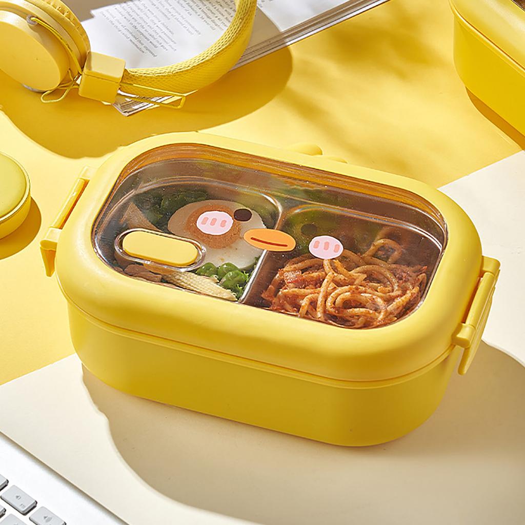 Bento Lunchbox Kleine Gelbe Ente Edelstahl Thermischer Lunchbehälter für Büro