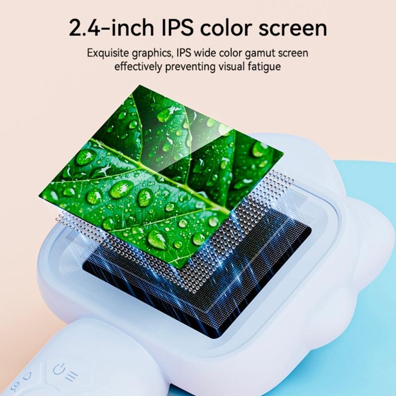 500x Magnification Microscope Handheld Magnifying Glass Support PC Educational Science Toys Pocket Microscopes for Kids