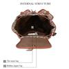 Ethnic Style Retro Women's Backpack Personalized Fashion Pattern Plaid Double Shoulder Bags Casual Large Capacity Drawstring Female Travel Rucksacks