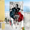 Cr7: Legacy Motion Beach Towel Super Soft Microfiber Quickdry Fabric Comfortable Lightweight