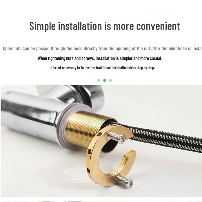 Anti-Loosening Faucet Installation Screws for Single/Double Hole Basins