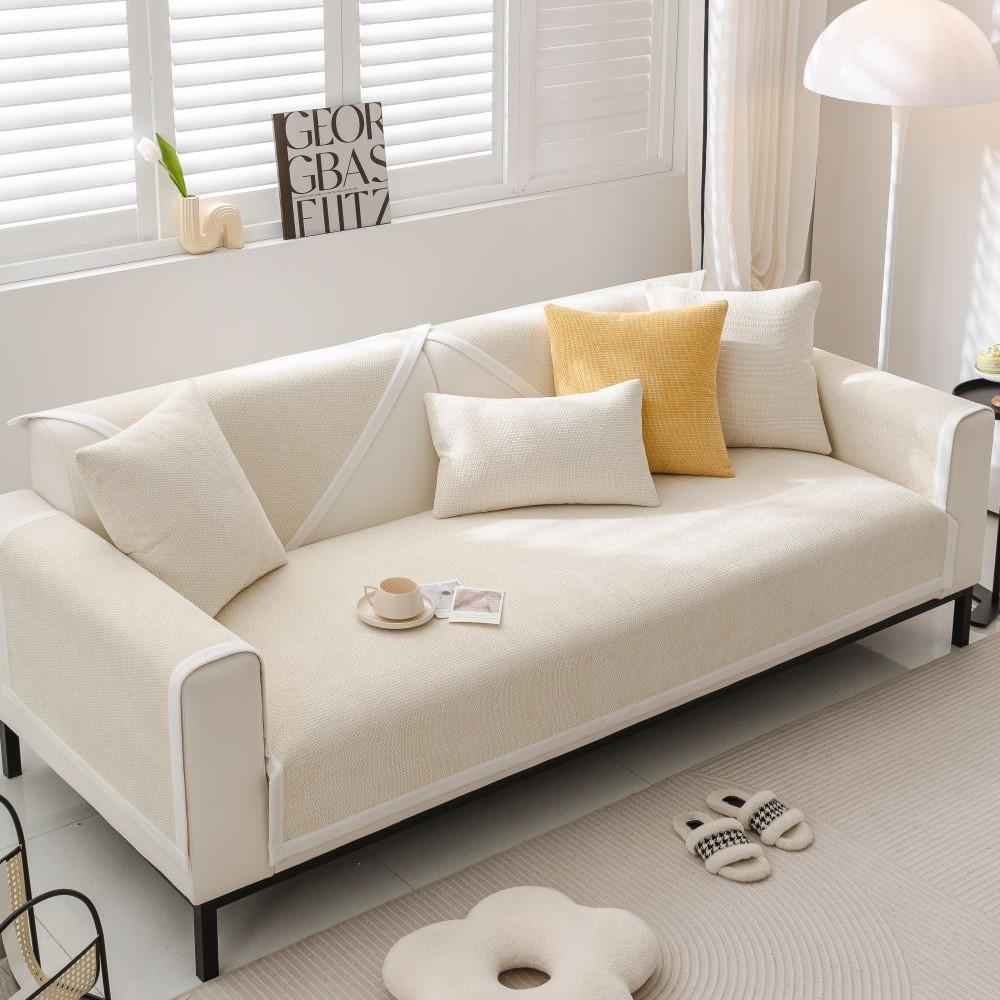 Living Room Non-slip Chenille Couch Cover Summer Universal Chenille Sofa Cushion Cover Slipcover Funda Sofa