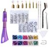 Seven-In-One Hot Drill Set, Hot Melt Adhesive Imitation Austrian Hot Drill Box With Five Packs Of Jewelry Accessories