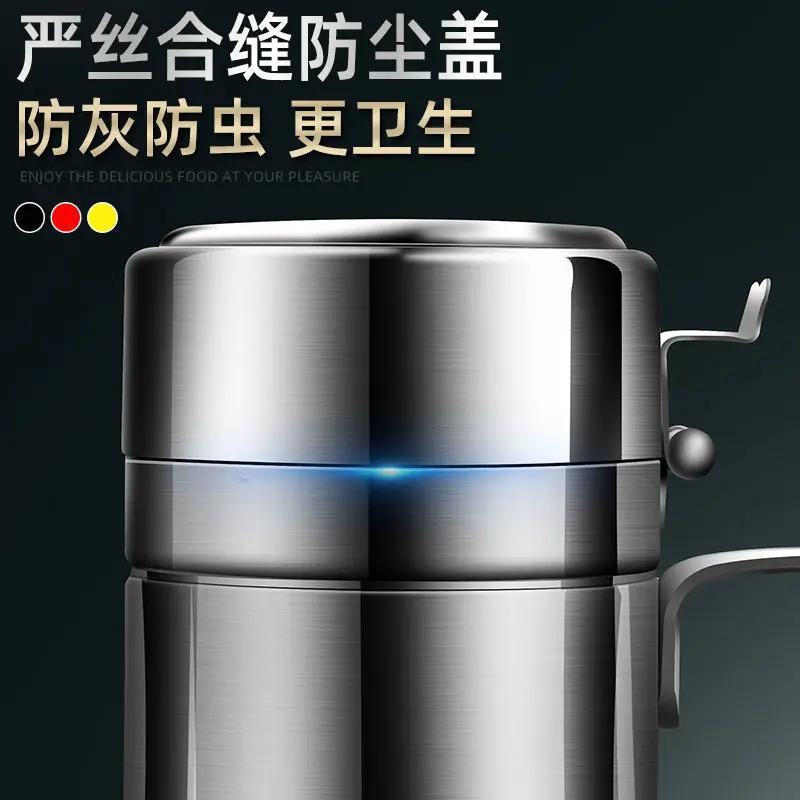 Stainless Steel Oil Pot Household Kitchen Does Not Hang Oil Sauce Bottle Vinegar Bottle Extra Thick Large Capacity Oil Pot