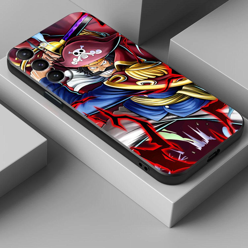 O-One Pieces Boss Anime Phone Case For Samsung Galaxy S25 S24 S23 S20 S21 FE S26 S22 Ultra 5G S26 Plus S25FE Soft Silicone Cover