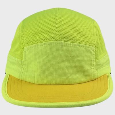 Amerikāņu stila ātri žūstošs plakanu malu 5 paneļu vāciņš āra, kempinga, sporta, skeitborda un beisbola lietošanai