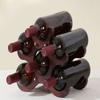 Wooden Wine Holder Stand Freestanding Design Bottle Wine Rack Wine Storage Rack  Bar Countertop