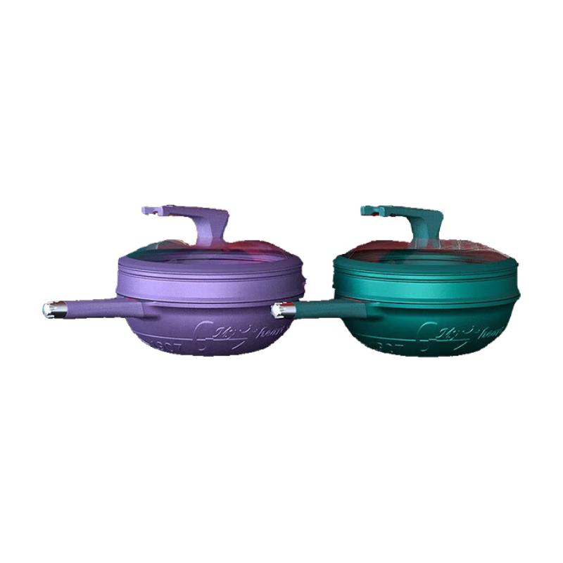 TIBORANG Finiya Embossed Titanium Multi-Purpose Pot