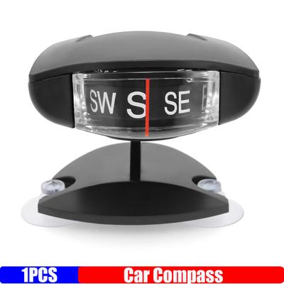 ZMFJH Car Compass Mini Styling Interior Accessories Mini Car Compass Guide Compass Car Ornament Adjustable