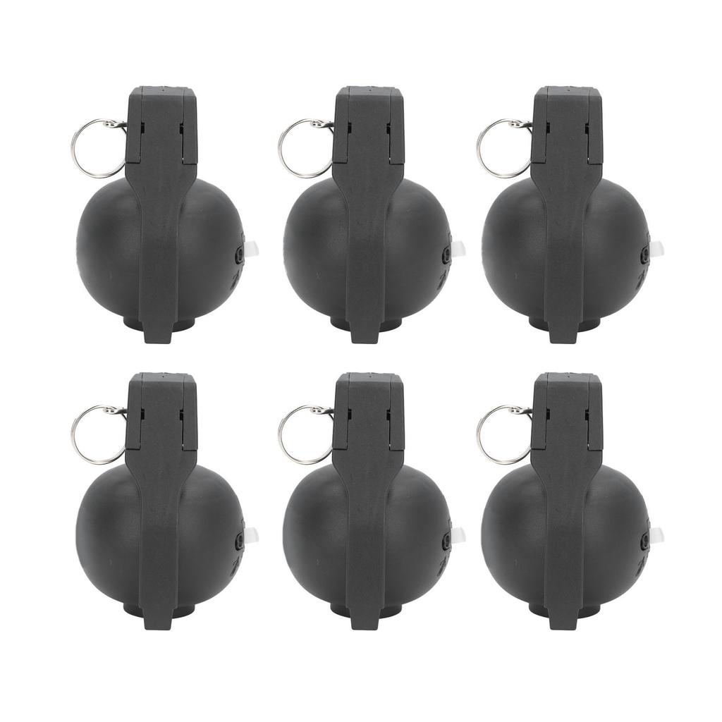 6PCS Kids Hand Grenades Toy with   Sound Light Effect Role Playing Props Fake Grenade Toy