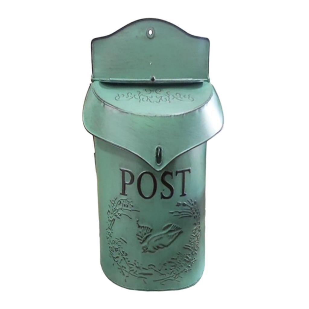 Wall Mounted Mailbox Post Magazines Box Letter Box Catcher Shabby Chic Mailbox for Garden Gate Office House Outside Front Door