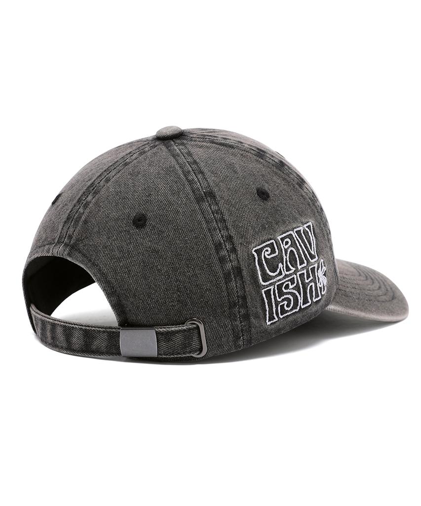 CAVISH Washed Denim Emb Ball Cap Black(Cv2Fsuab22A)